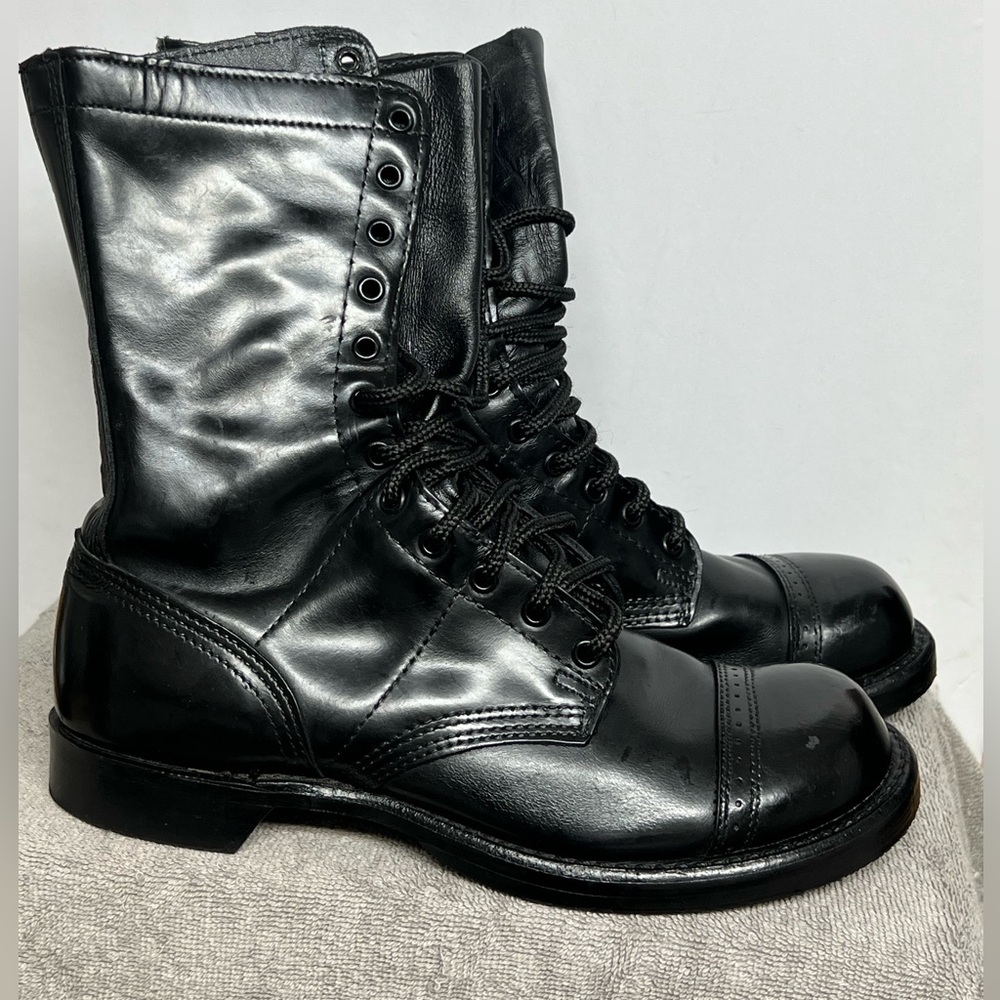 Corcoran Boots Men 9.5 D Cap Toe Military Combat Paratrooper Jumper Vintage USA